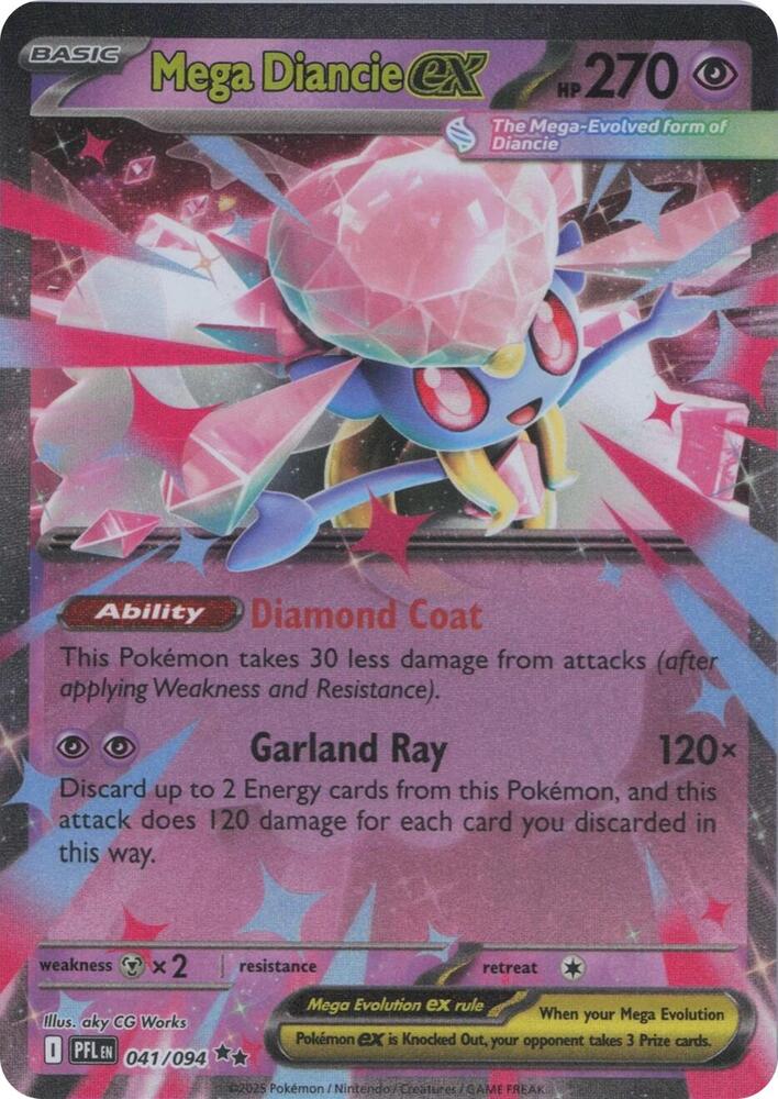 Mega Diancie ex #41 - Phantasmal Flames