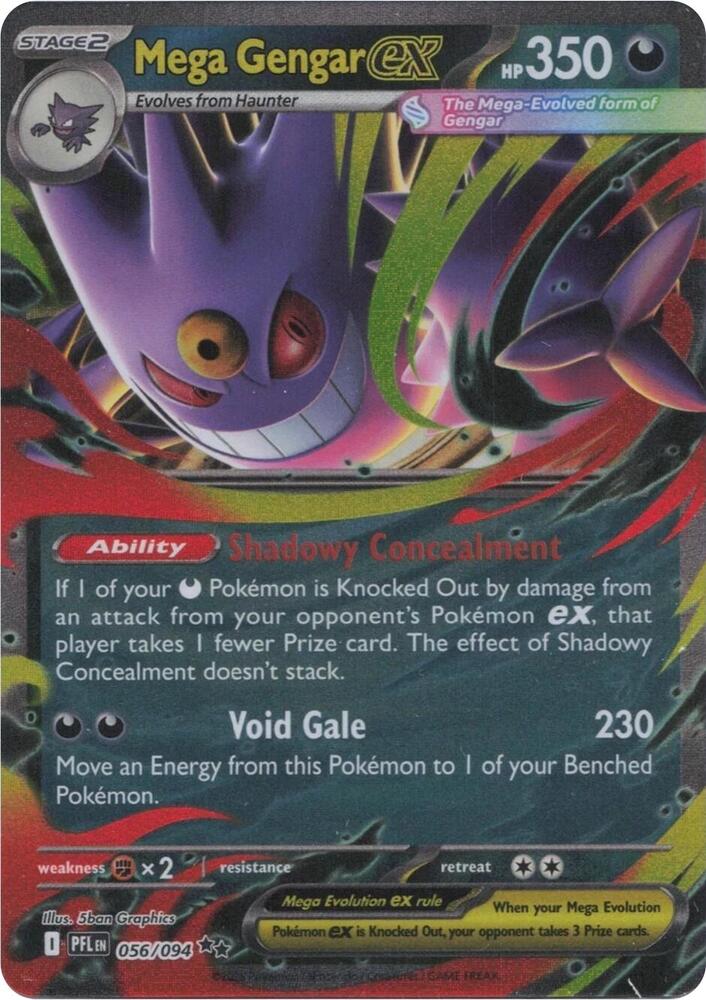 Mega Gengar ex #56 - Phantasmal Flames