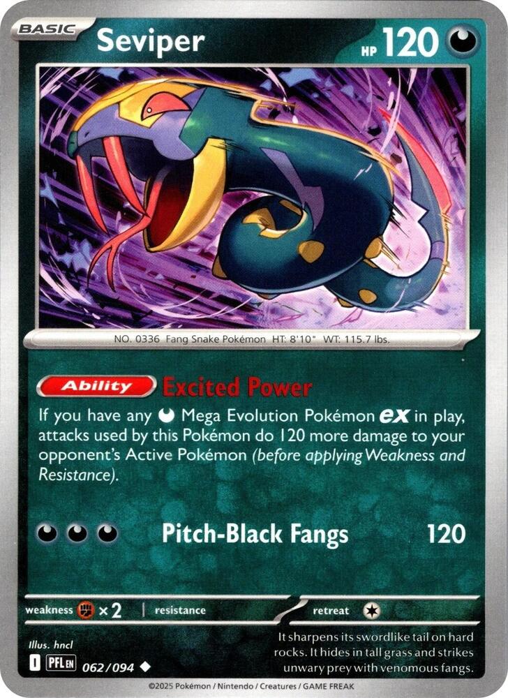 Seviper #62 - Phantasmal Flames
