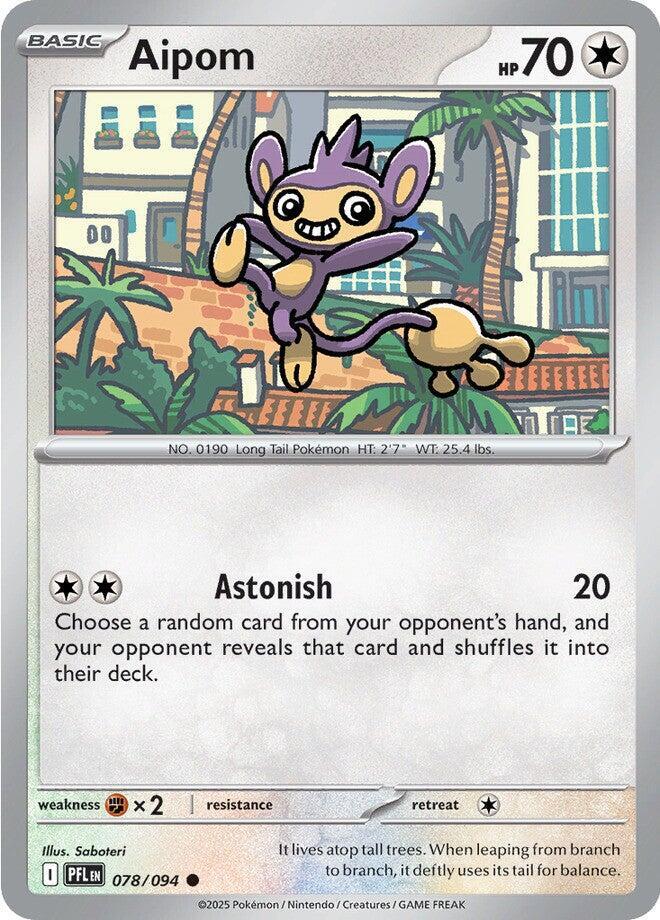 Aipom #78 - Phantasmal Flames