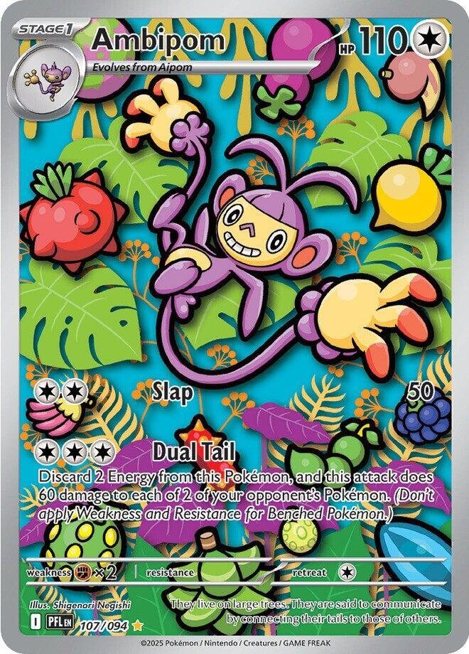 Ambipom #107 - Phantasmal Flames