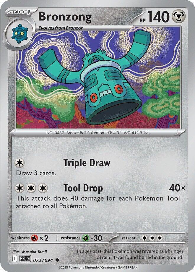 Bronzong #72 - Phantasmal Flames