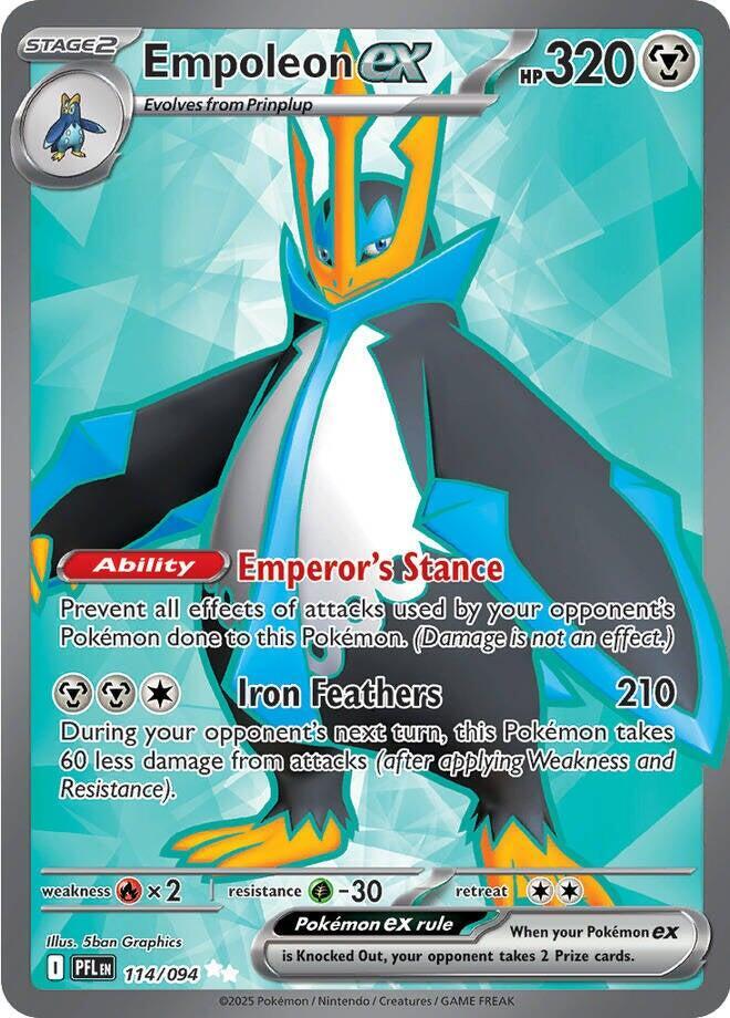Empoleon ex #114 - Phantasmal Flames
