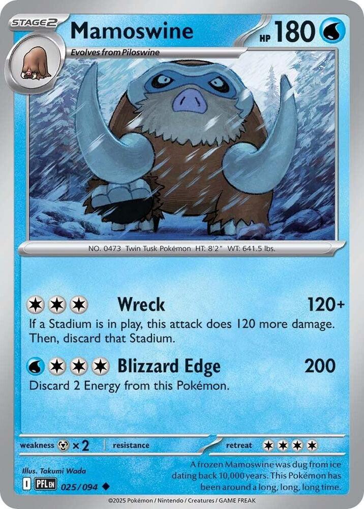 Mamoswine #25 - Phantasmal Flames