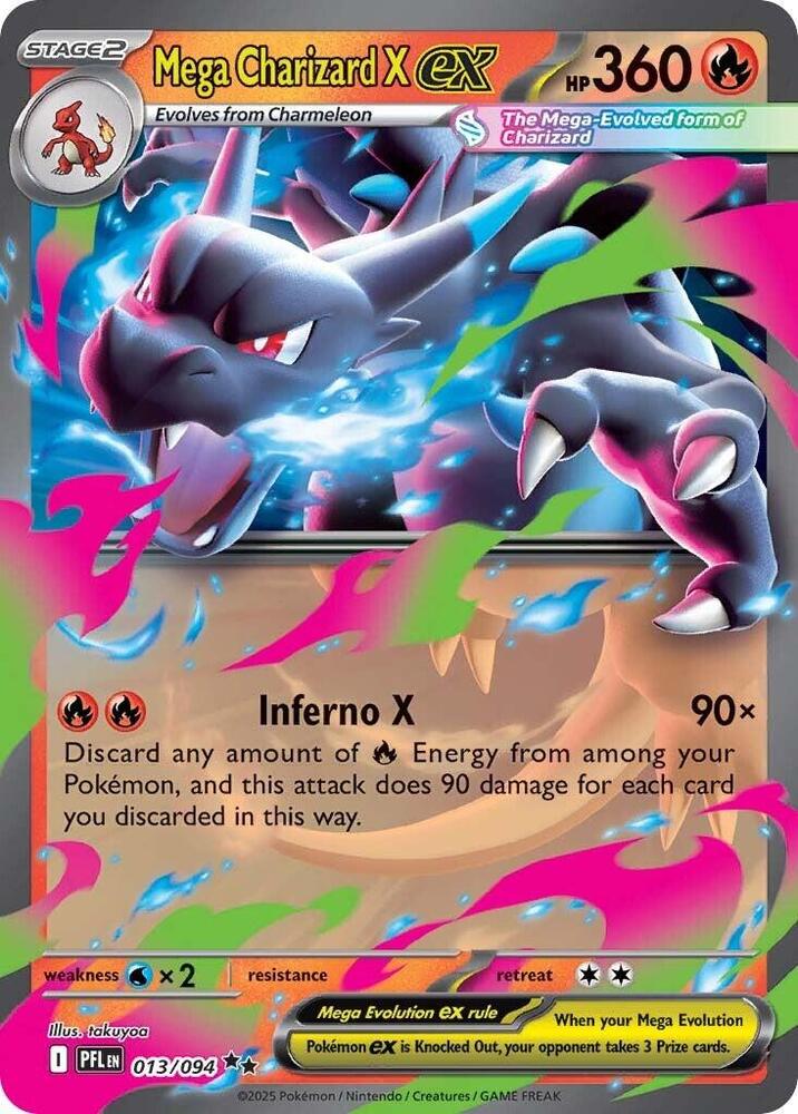 Mega Charizard X ex #13 - Phantasmal Flames