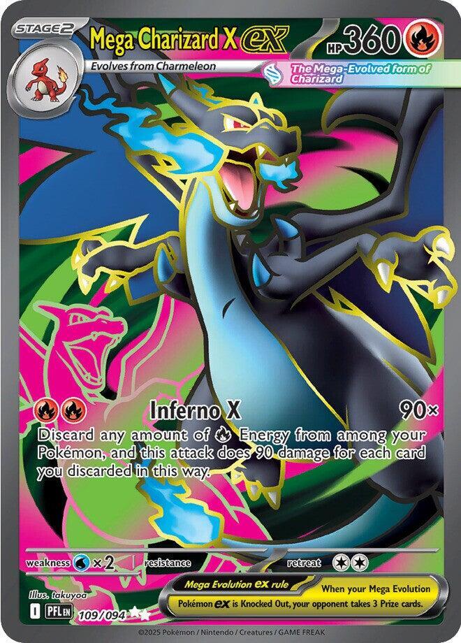 Mega Charizard X ex #109 - Phantasmal Flames