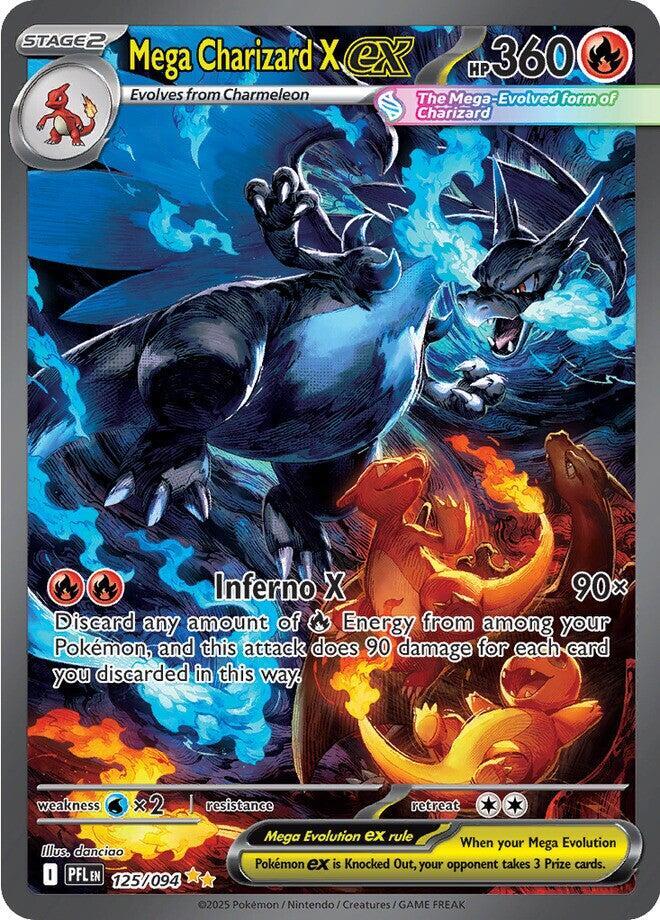 Mega Charizard X ex #125 - Phantasmal Flames