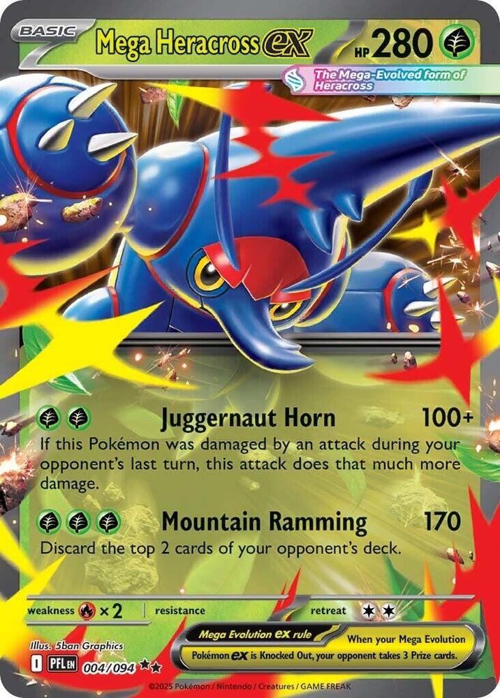 Mega Heracross ex #4 - Phantasmal Flames