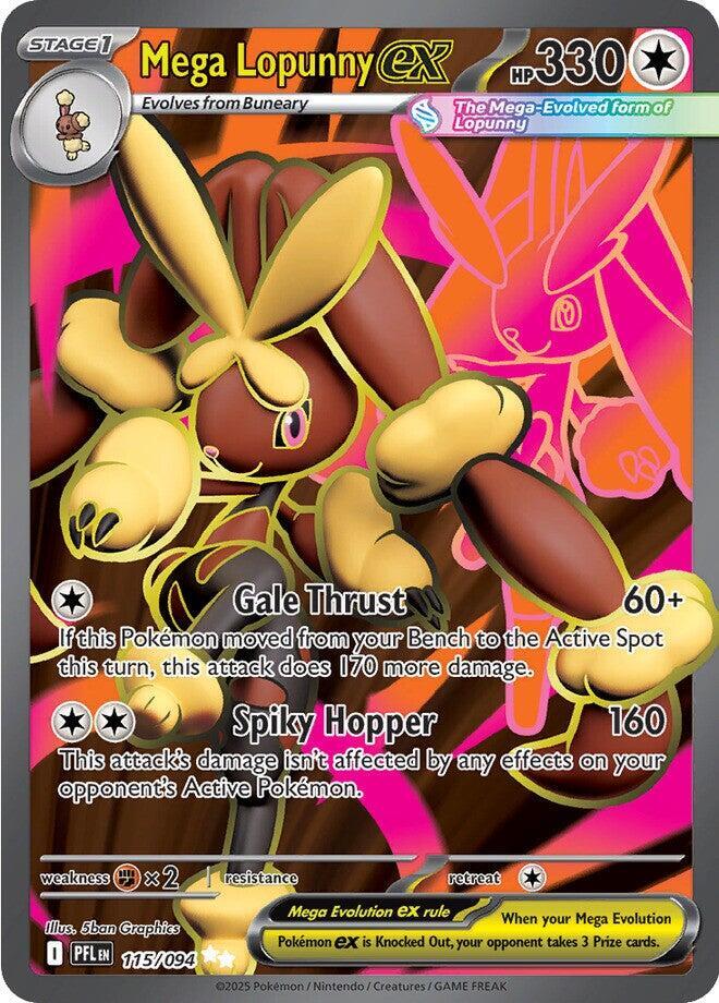 Mega Lopunny ex #115 - Phantasmal Flames