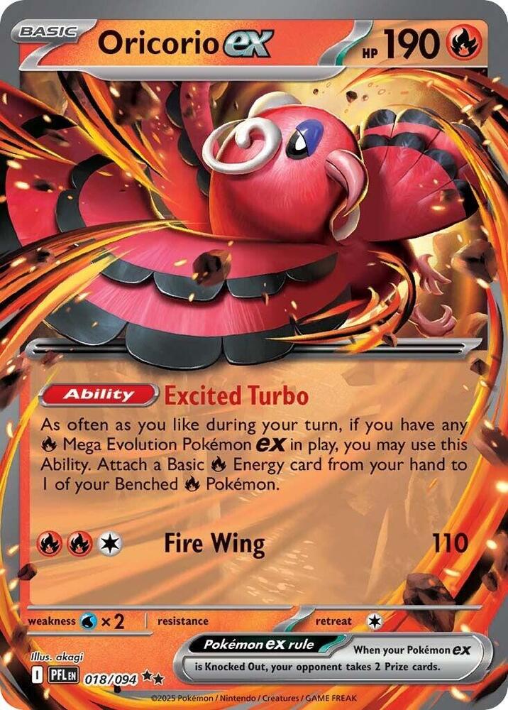 Oricorio ex #18 - Phantasmal Flames