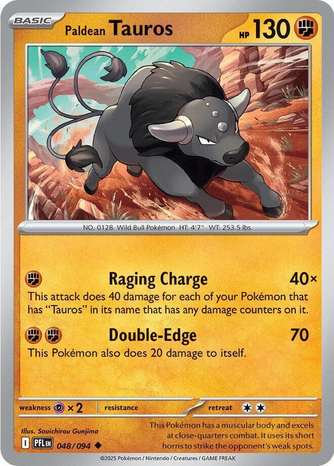 Paldean Tauros #48 - Phantasmal Flames