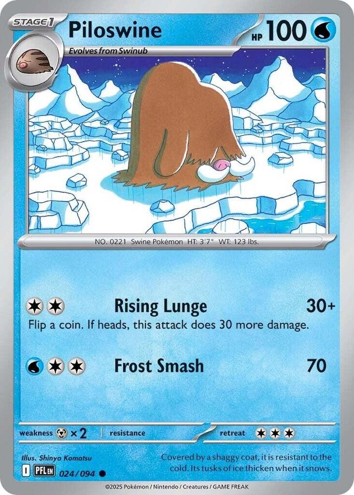 Piloswine #24 - Phantasmal Flames