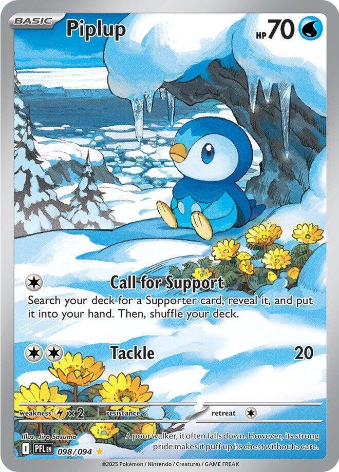 Piplup #98 - Phantasmal Flames