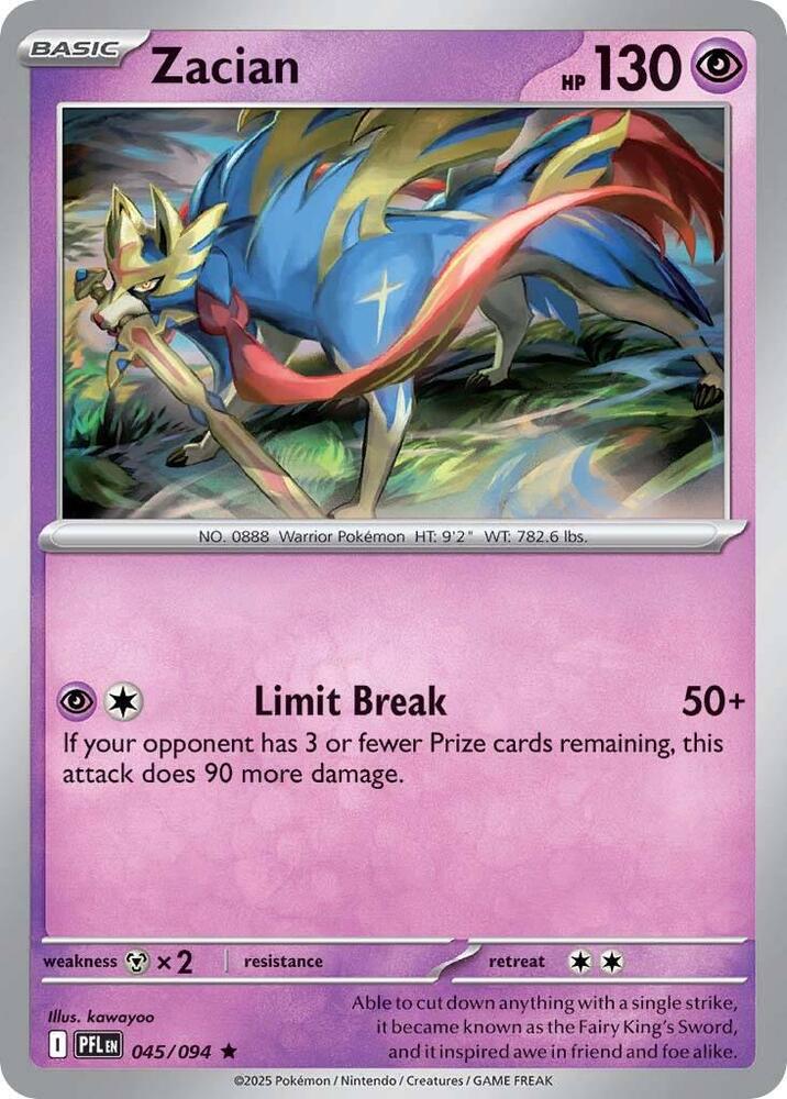 Zacian #45 - Phantasmal Flames