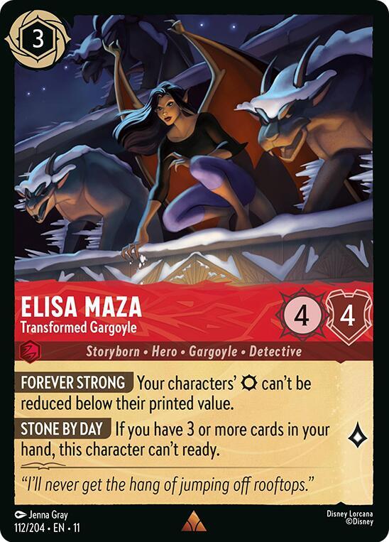 Elisa Maza - Transformed Gargoyle #112 - Winterspell