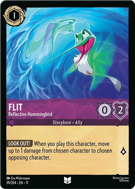 Flit - Reflective Hummingbird #39 - Winterspell