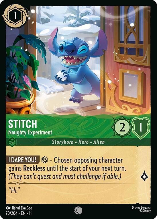 Stitch - Naughty Experiment #70 - Winterspell