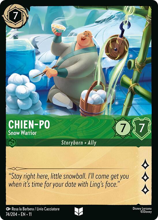 Chien-Po - Snow Warrior #74 - Winterspell