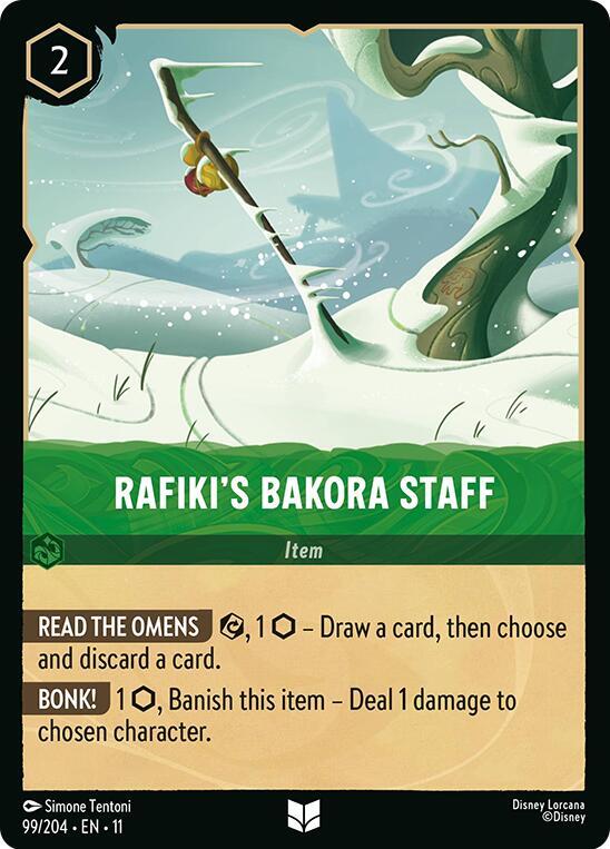 Rafiki's Bakora Staff #99 - Winterspell
