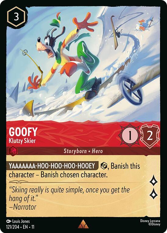 Goofy - Klutzy Skier #121 - Winterspell