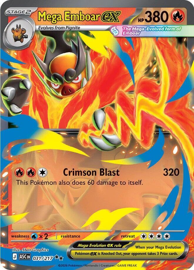 Mega Emboar ex #31 - Ascended Heroes