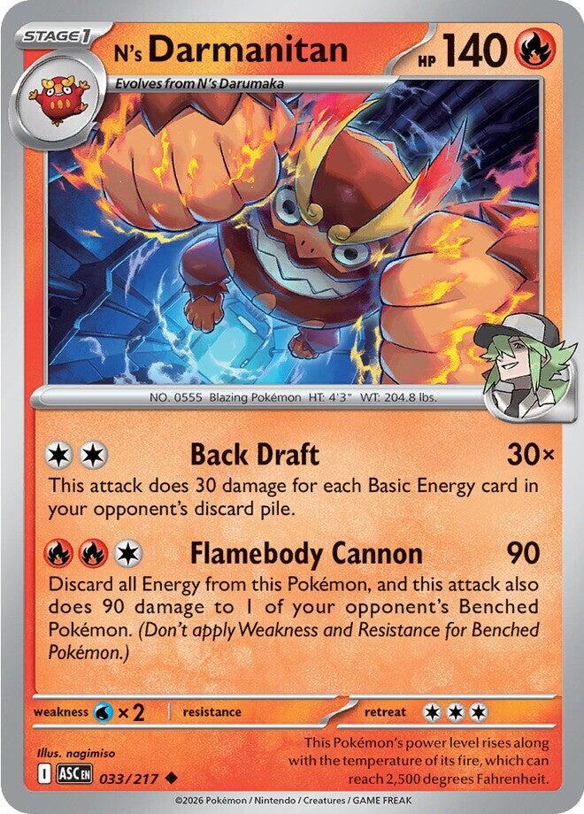 N's Darmanitan #33 - Ascended Heroes