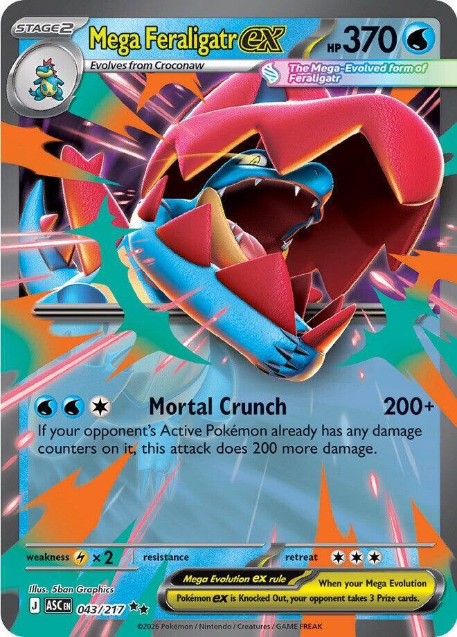 Mega Feraligatr ex #43 - Ascended Heroes