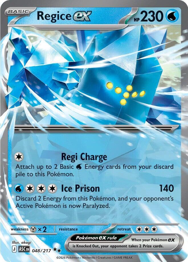Regice ex #48 - Ascended Heroes