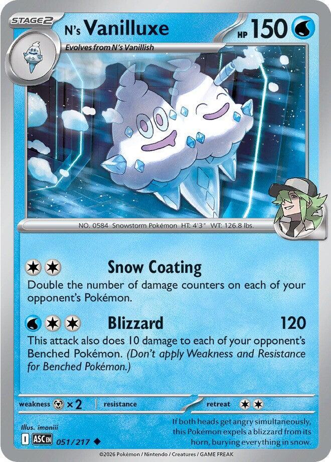 N's Vanilluxe #51 - Ascended Heroes