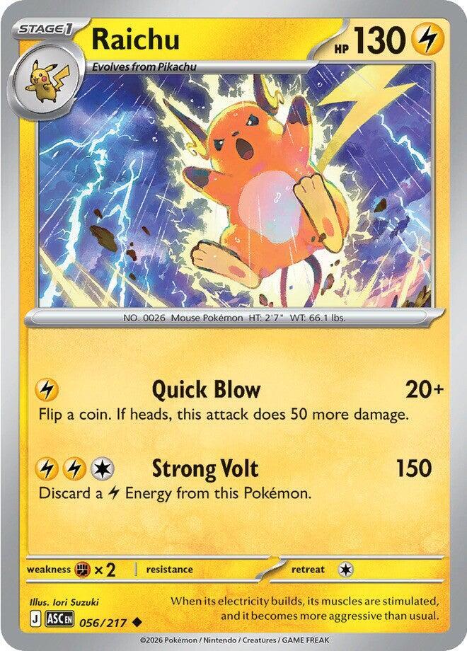 Raichu #56 - Ascended Heroes