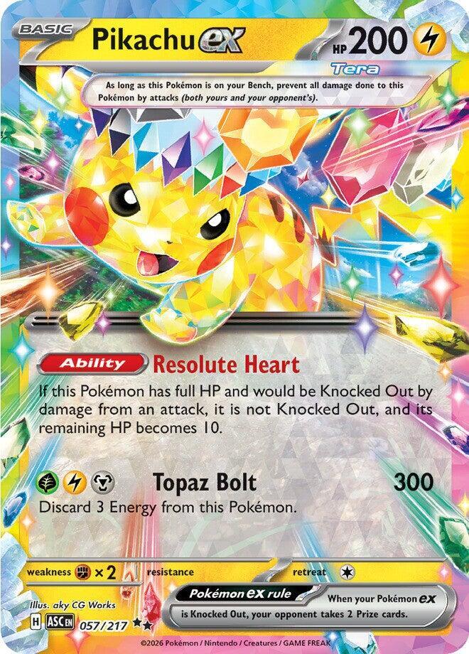 Pikachu ex #57 - Ascended Heroes