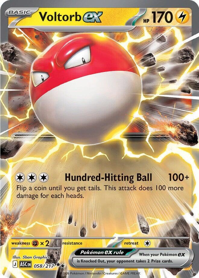 Voltorb ex #58 - Ascended Heroes