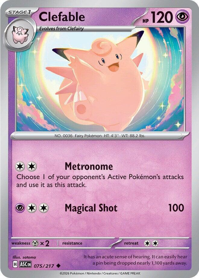 Clefable #75 - Ascended Heroes