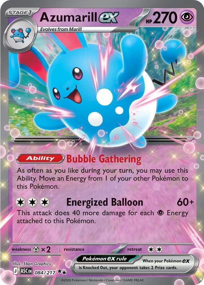 Azumarill ex #84 - Ascended Heroes
