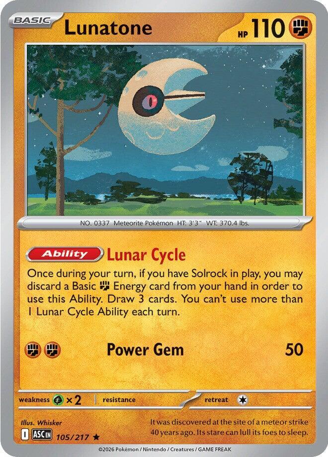 Lunatone #105 - Ascended Heroes