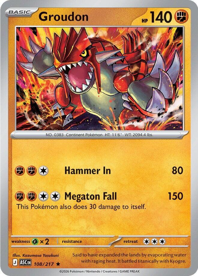 Groudon #108 - Ascended Heroes