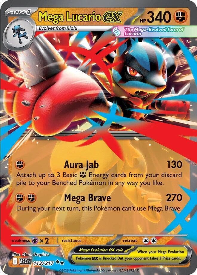 Mega Lucario ex #113 - Ascended Heroes