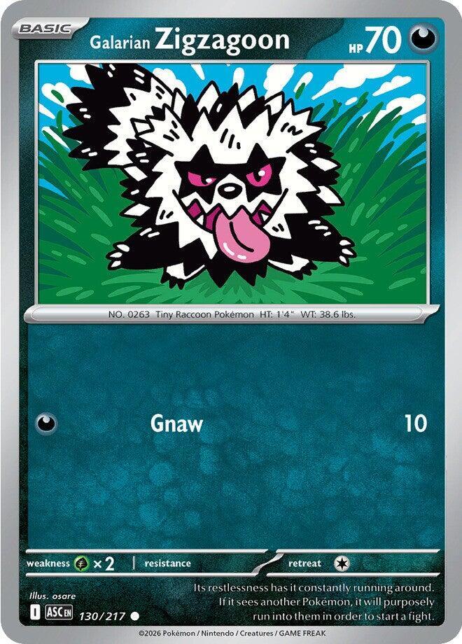 Galarian Zigzagoon #130 - Ascended Heroes