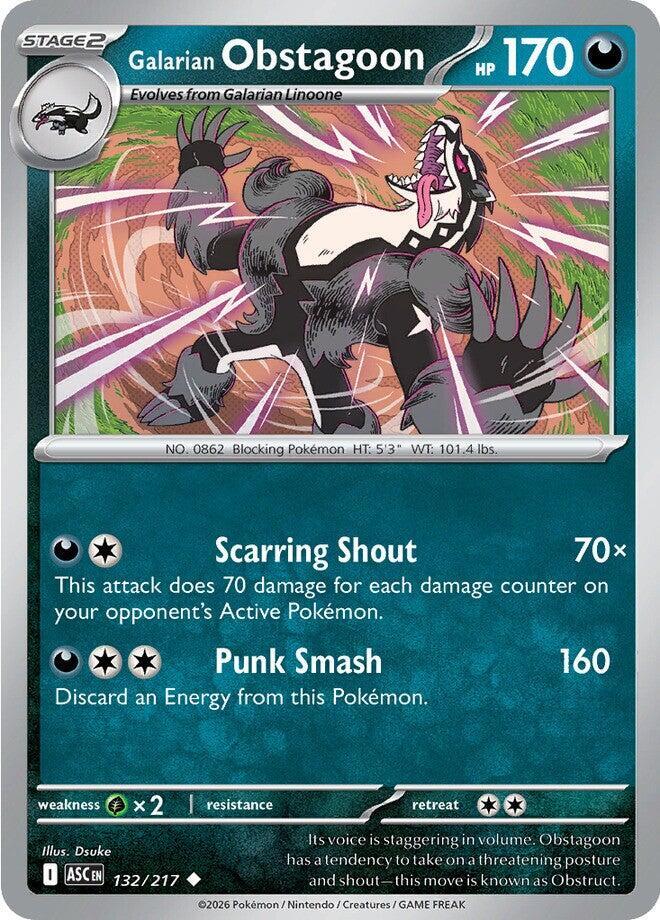 Galarian Obstagoon #132 - Ascended Heroes