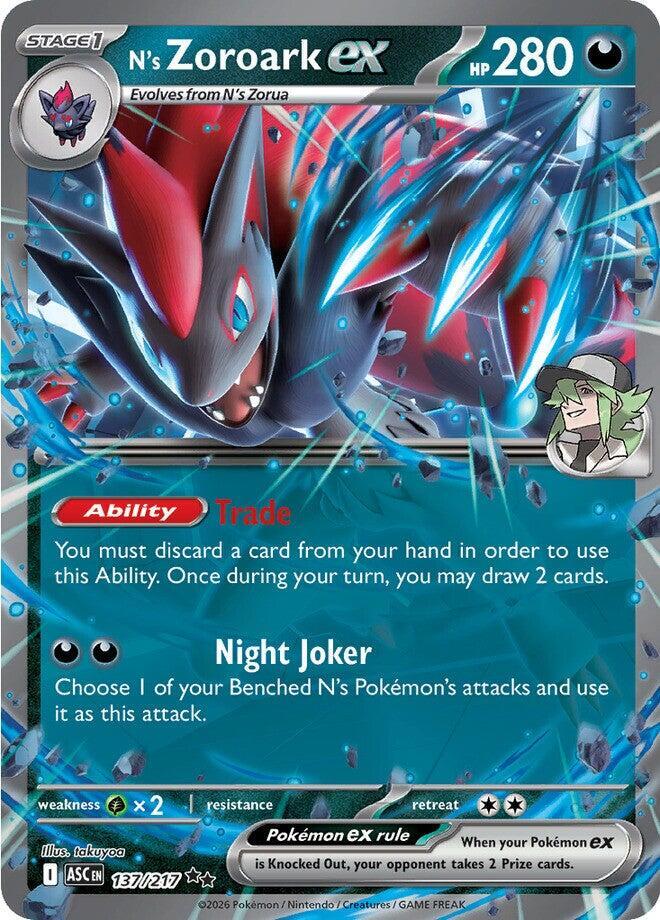 N's Zoroark ex #137 - Ascended Heroes