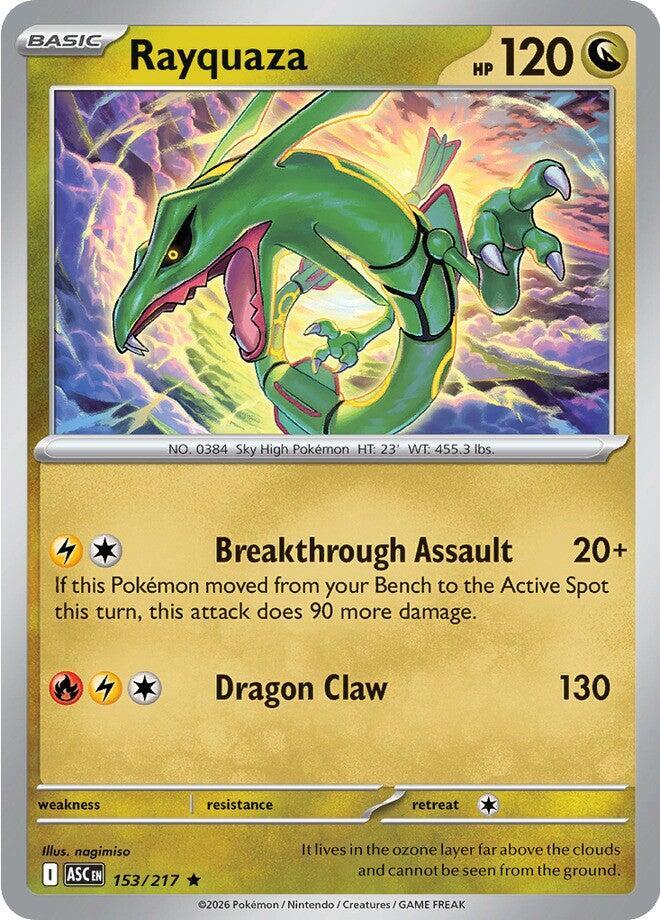 Rayquaza #153 - Ascended Heroes