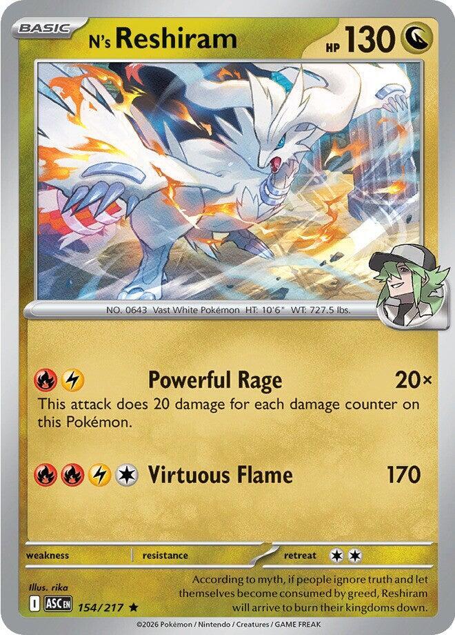 N's Reshiram #154 - Ascended Heroes