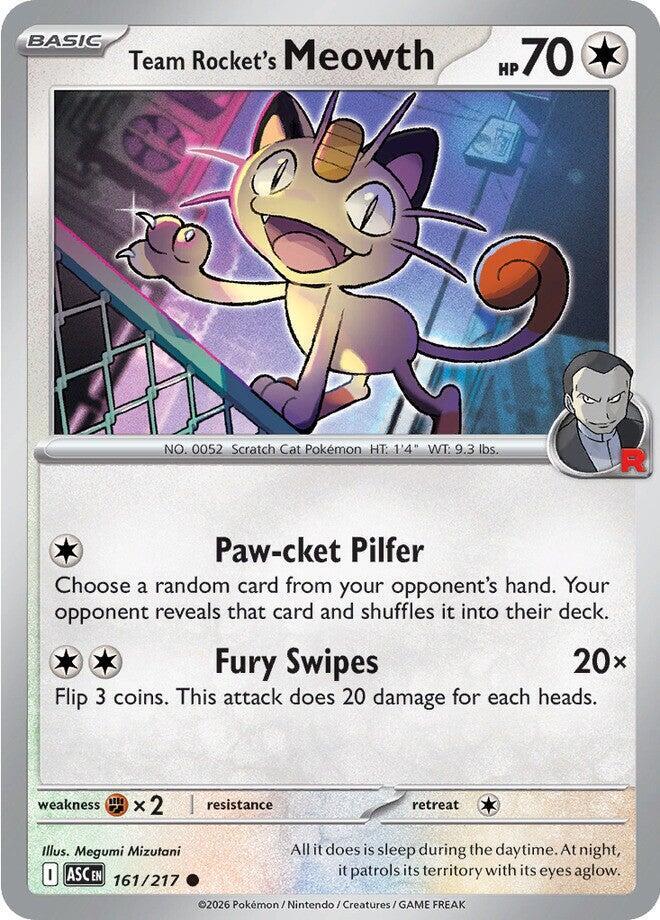 Team Rocket's Meowth #161 - Ascended Heroes