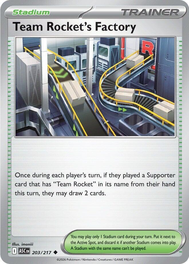 Team Rocket's Factory #203 - Ascended Heroes