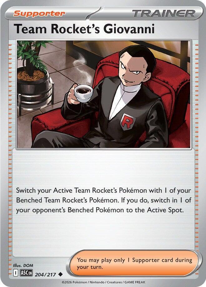 Team Rocket's Giovanni #204 - Ascended Heroes