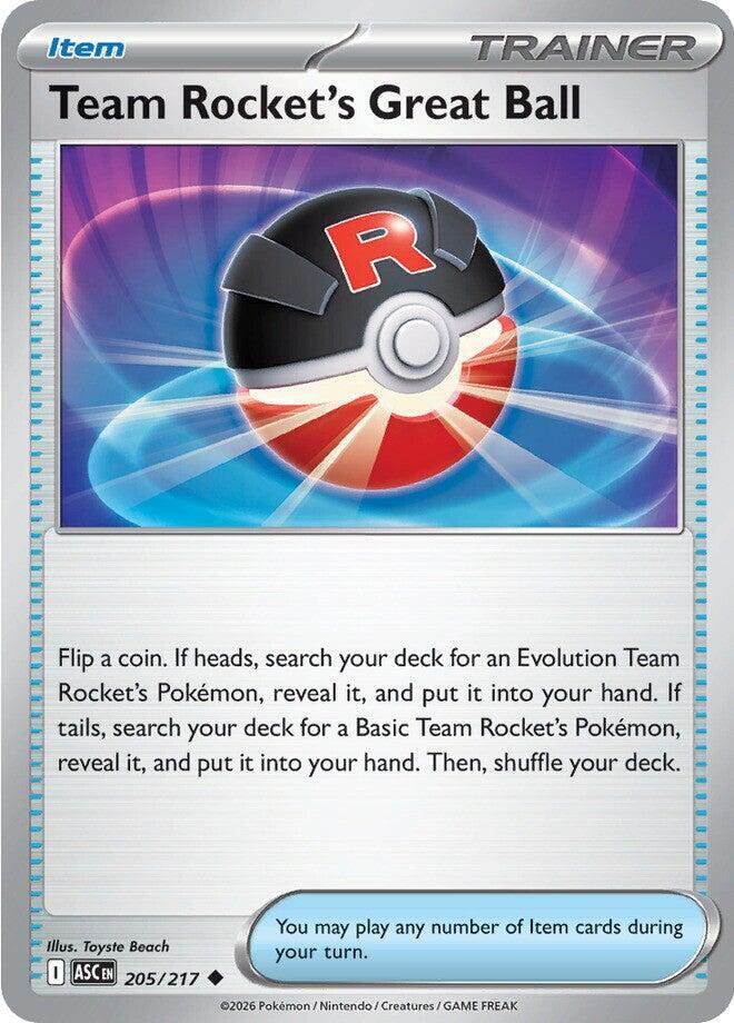 Team Rocket's Great Ball #205 - Ascended Heroes
