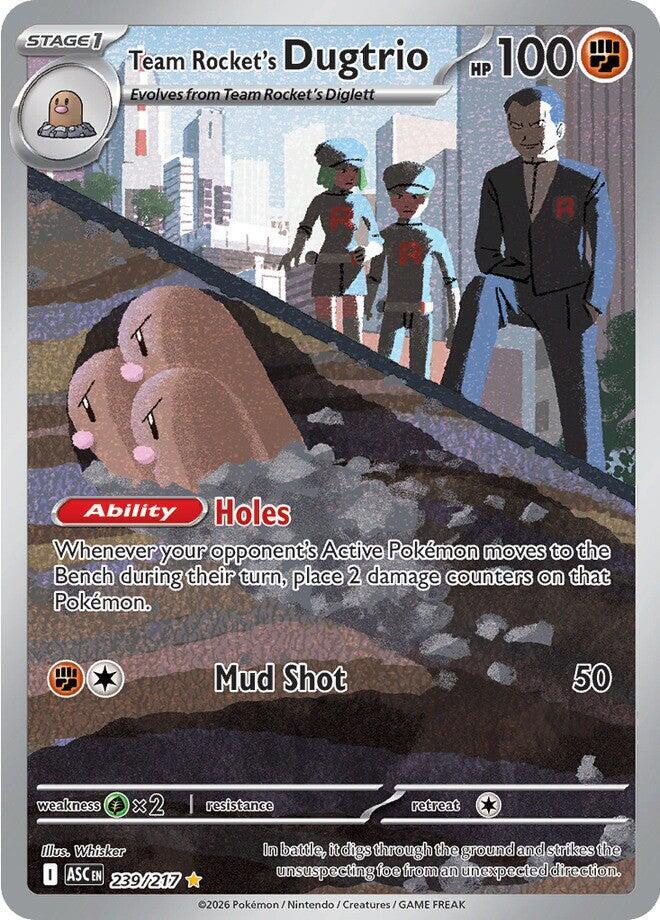 Team Rocket's Dugtrio #239 - Ascended Heroes