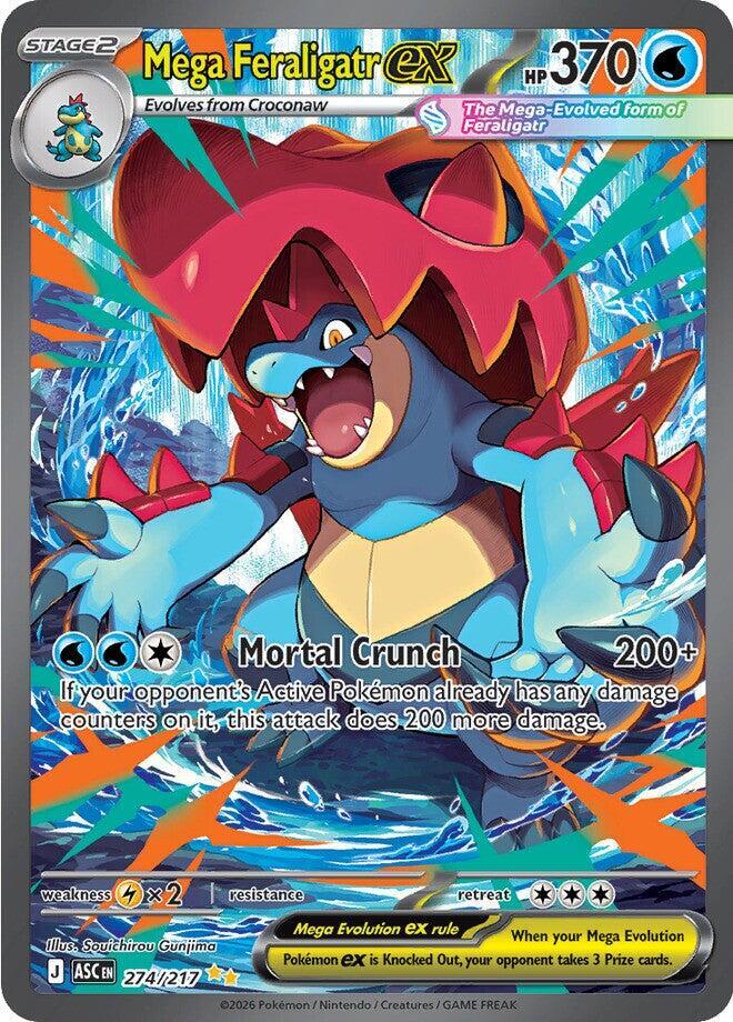 Mega Feraligatr ex #274 - Ascended Heroes