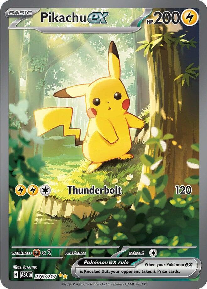 Pikachu ex #276 - Ascended Heroes