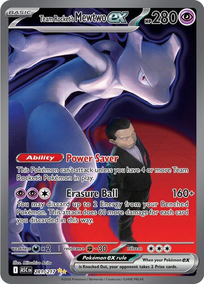 Team Rocket's Mewtwo ex #281 - Ascended Heroes